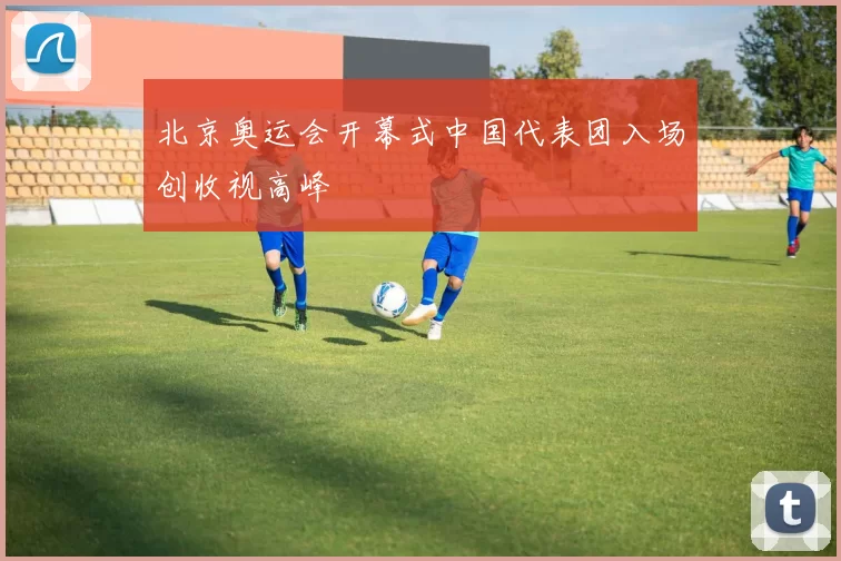 北京奥运会开幕式中国代表团入场创收视高峰